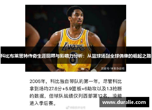 科比布莱恩特传奇生涯回顾与影响力分析：从篮球场到全球偶像的崛起之路